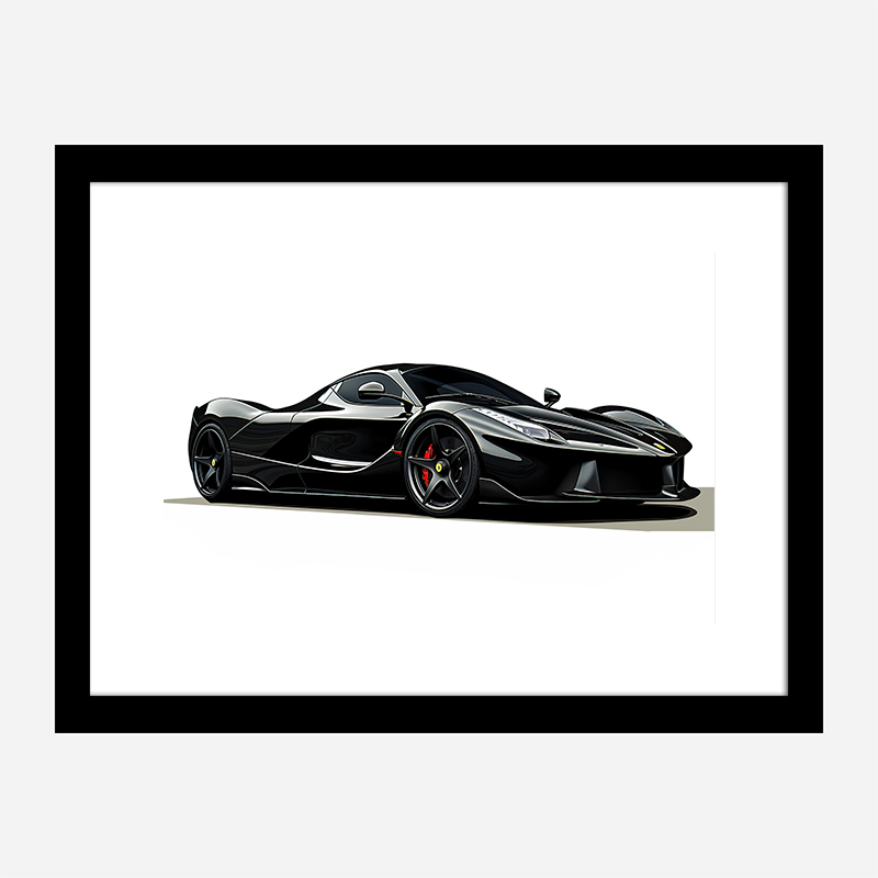 Sports Cars Art Posters Ferrari Laferrari Poster | Sportscar Wall